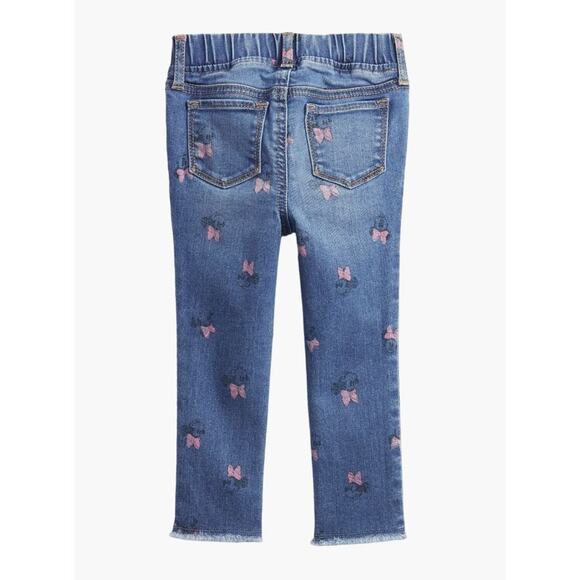 BabyGAP Disney Minnie Mouse Jeggings Jeans Leggings with Washwell Girls Size 2 E - Picture 5 of 12